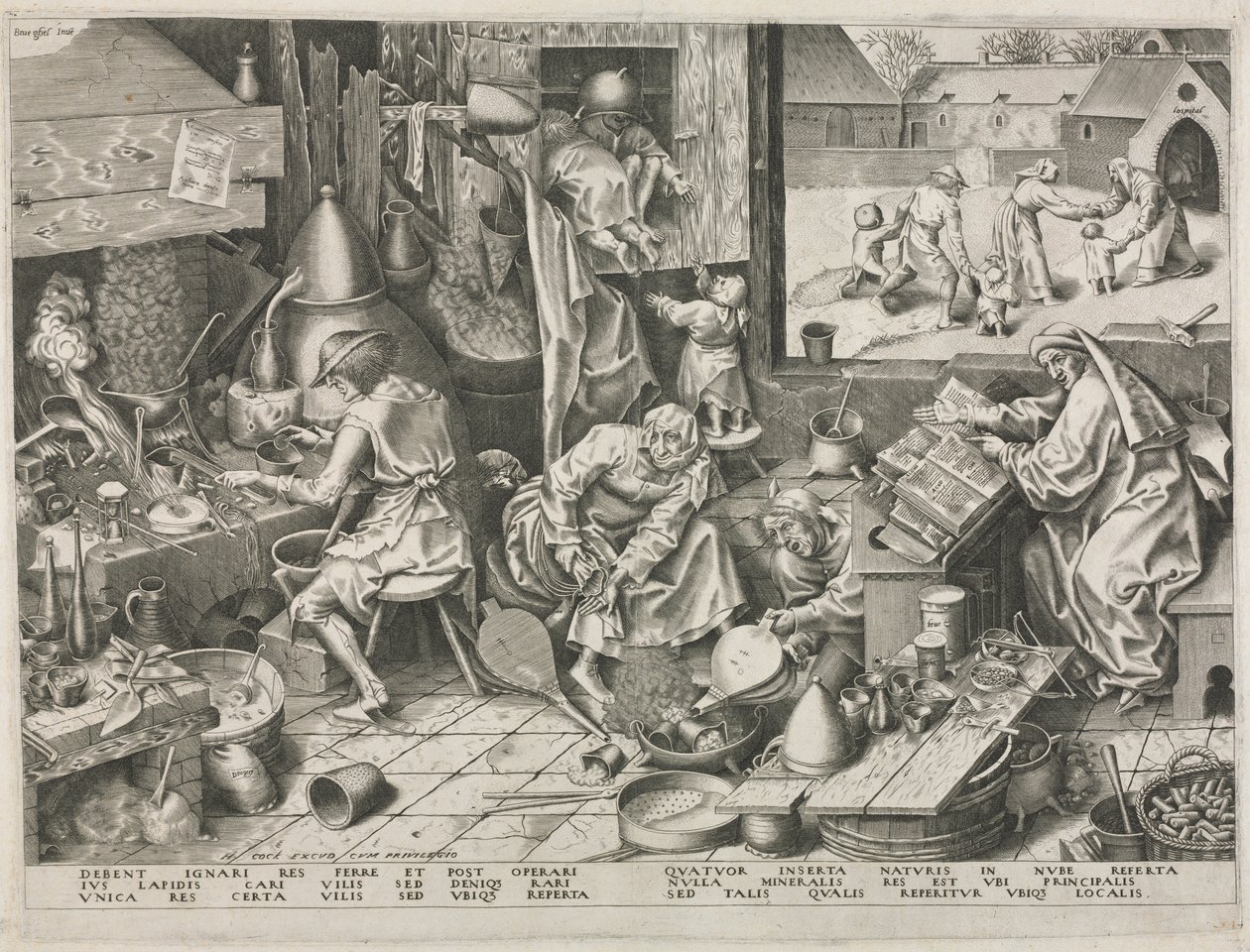 Alchemist by Philip Galle
