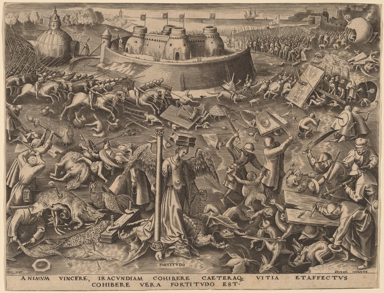 Fortitude by Philip Galle after Pieter Bruegel the Elder