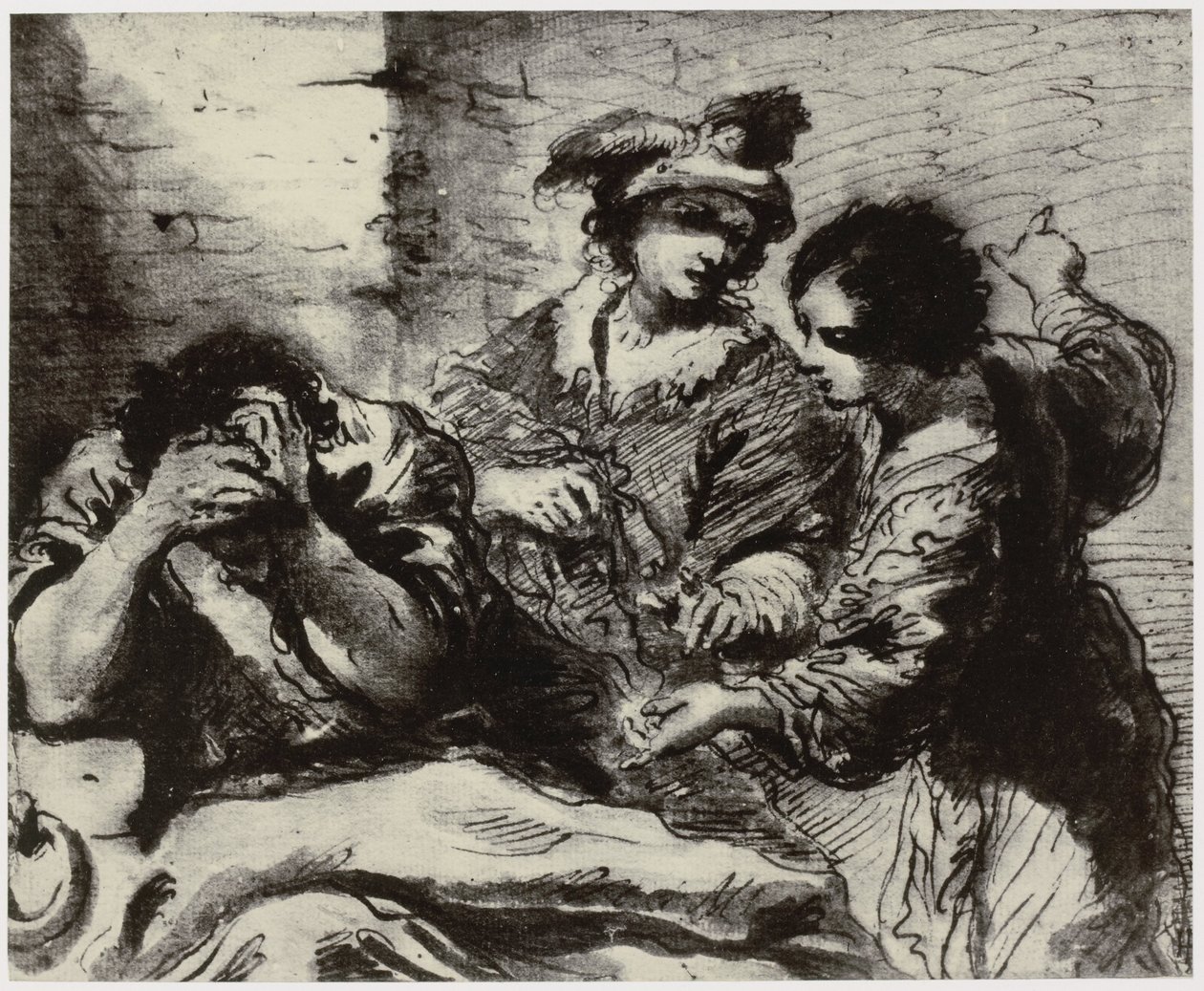 Guercino, The Prisoner by Philip Henry Delamotte