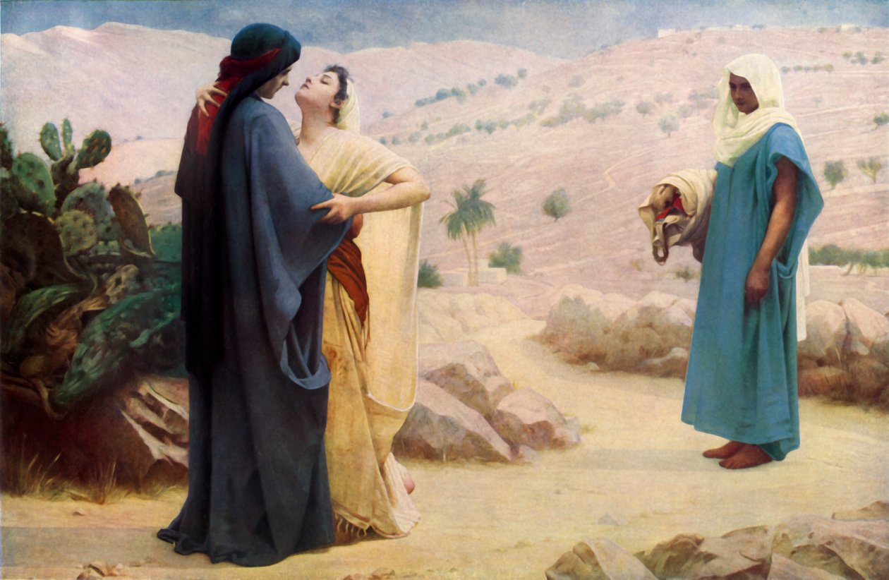 Ruth and Naomi, 1886, 1936 by Philip Hermogenes Calderon