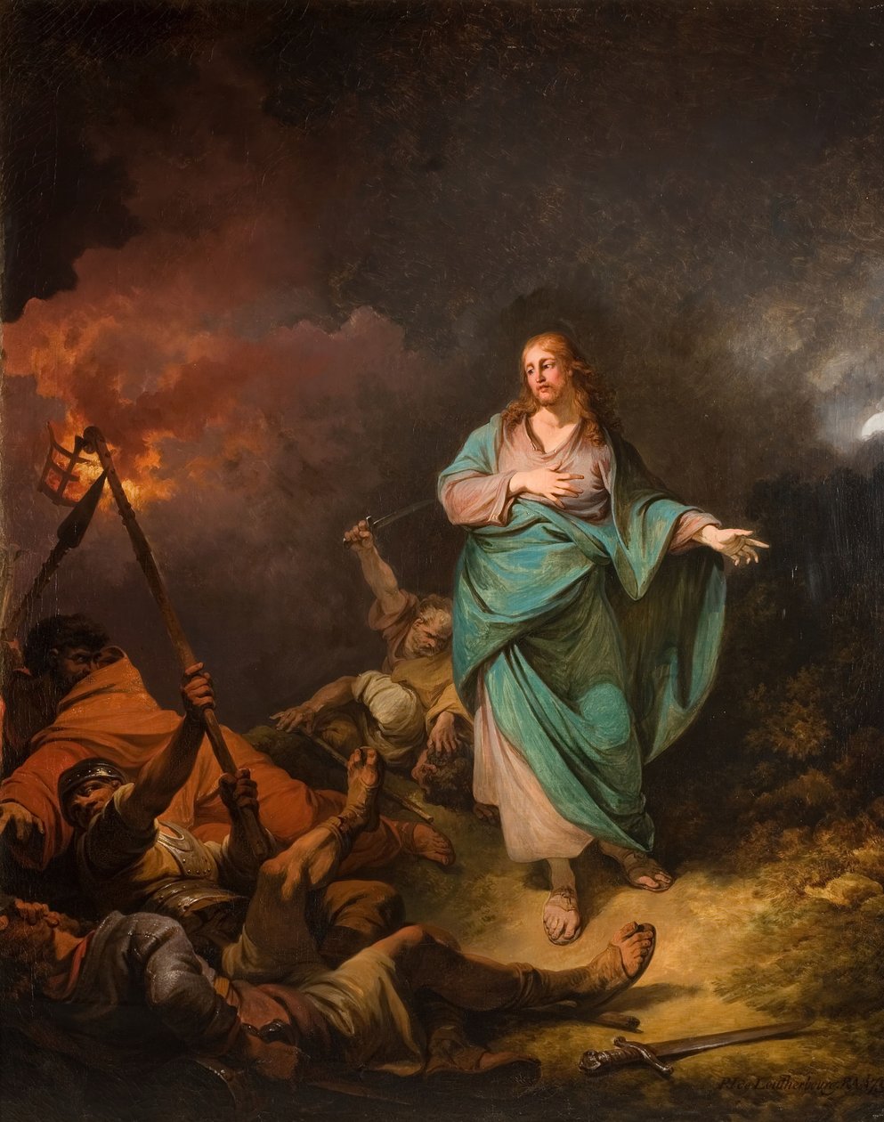 The Betrayal Of Christ by Philip James de Loutherbourg