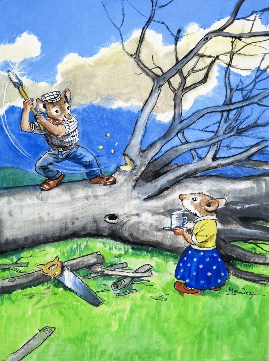The Town Mouse and the Country Mouse by Philip Mendoza