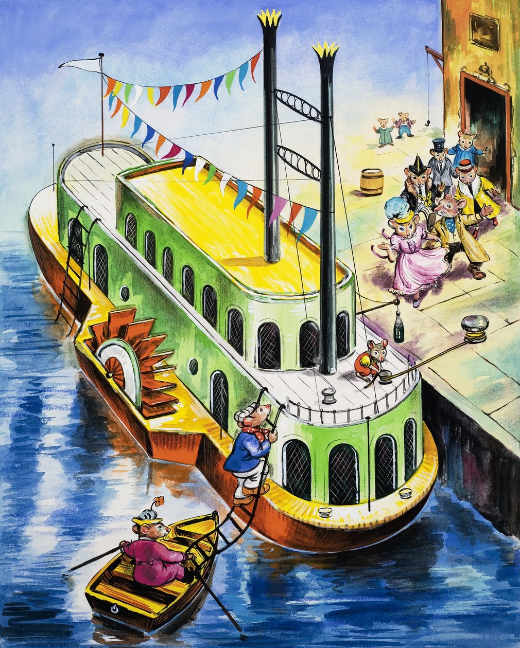 The Town Mouse and the Country Mouse by Philip Mendoza