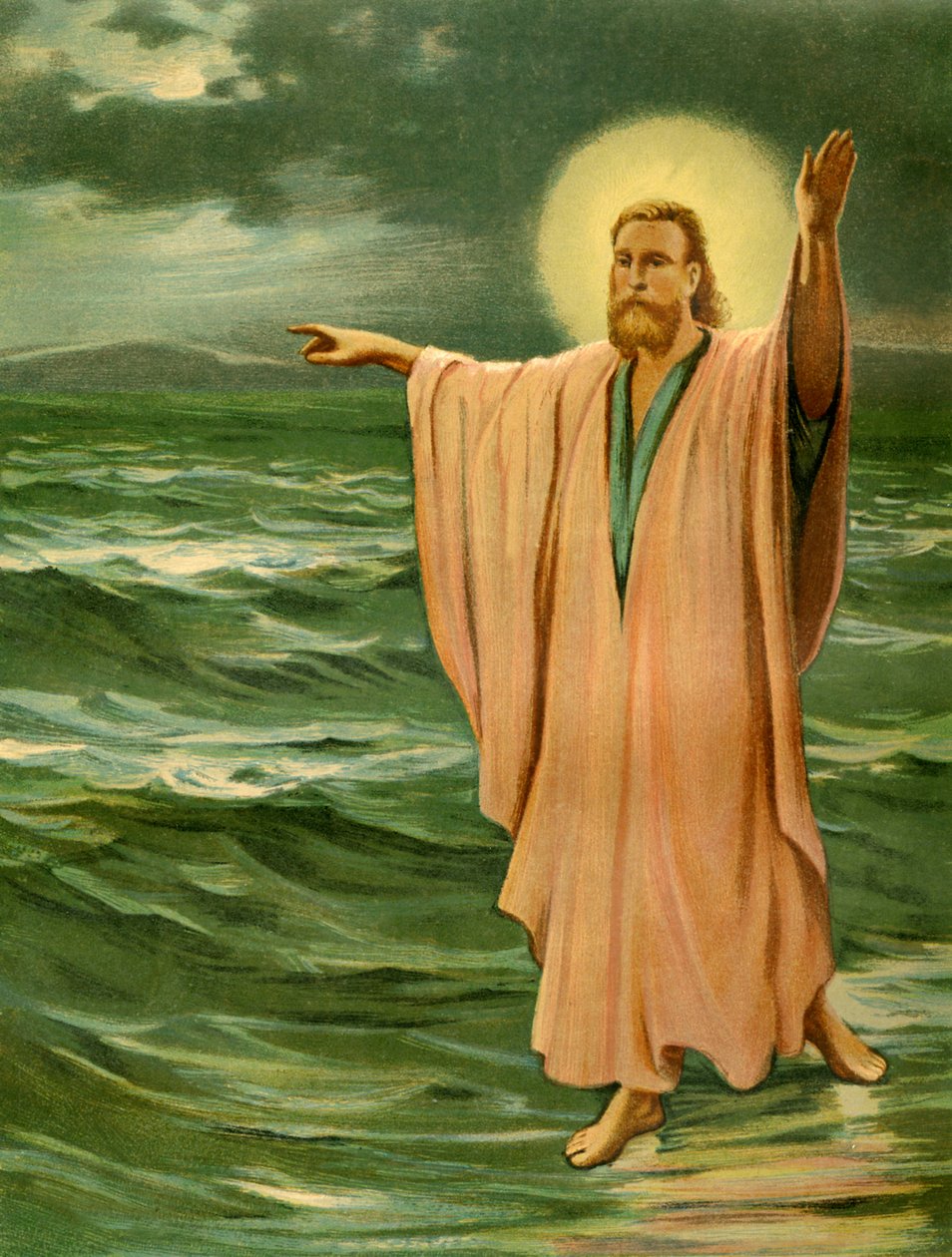 Jesus Walking on Water by Philip Richard Morris