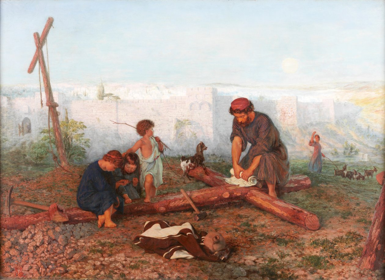 Where They Crucified Him by Philip Richard Morris