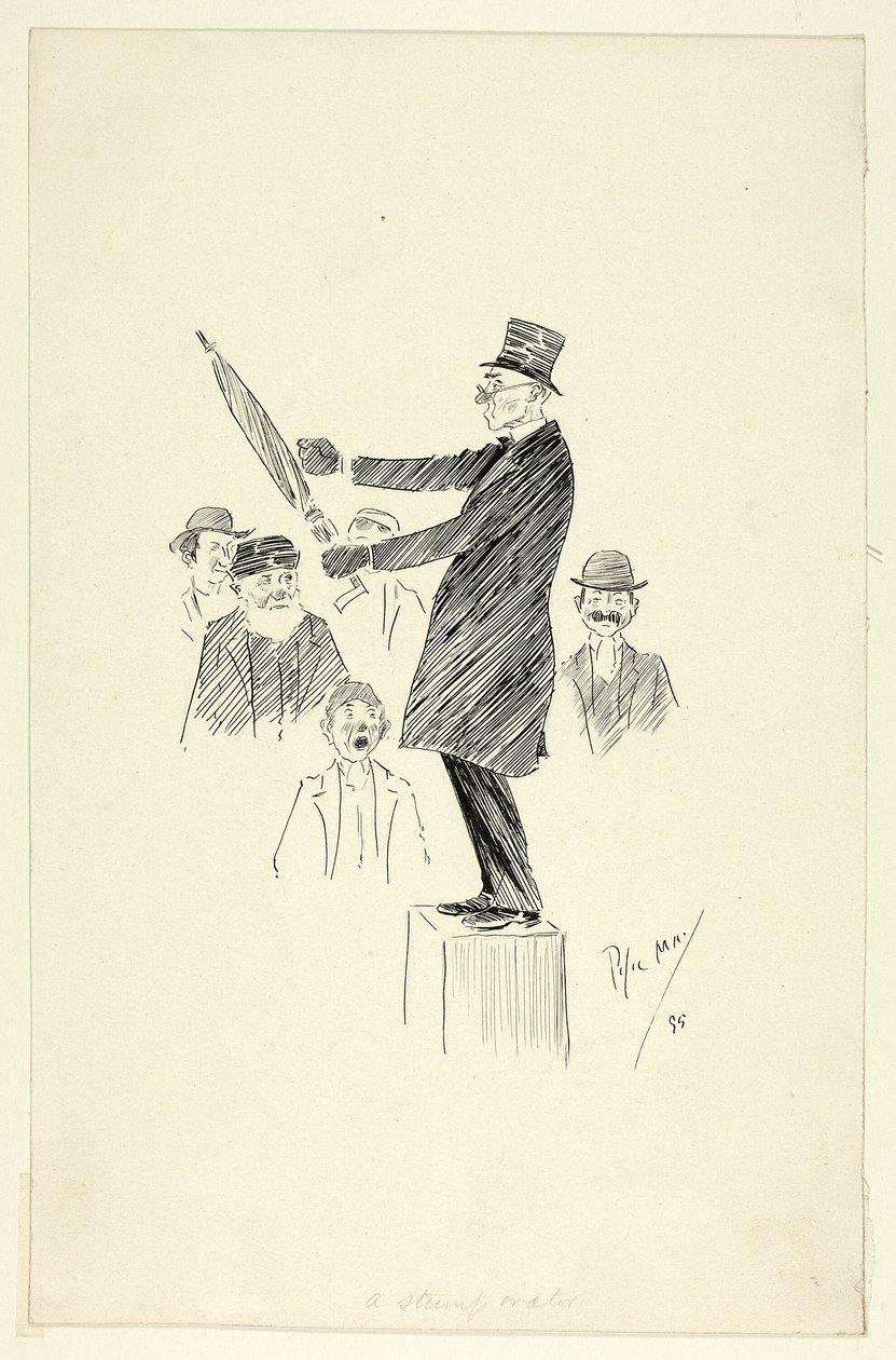 A Stump Orator by Philip William May