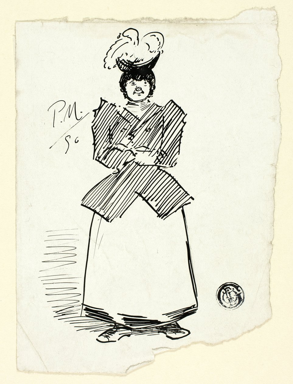 London Female Character by Philip William May