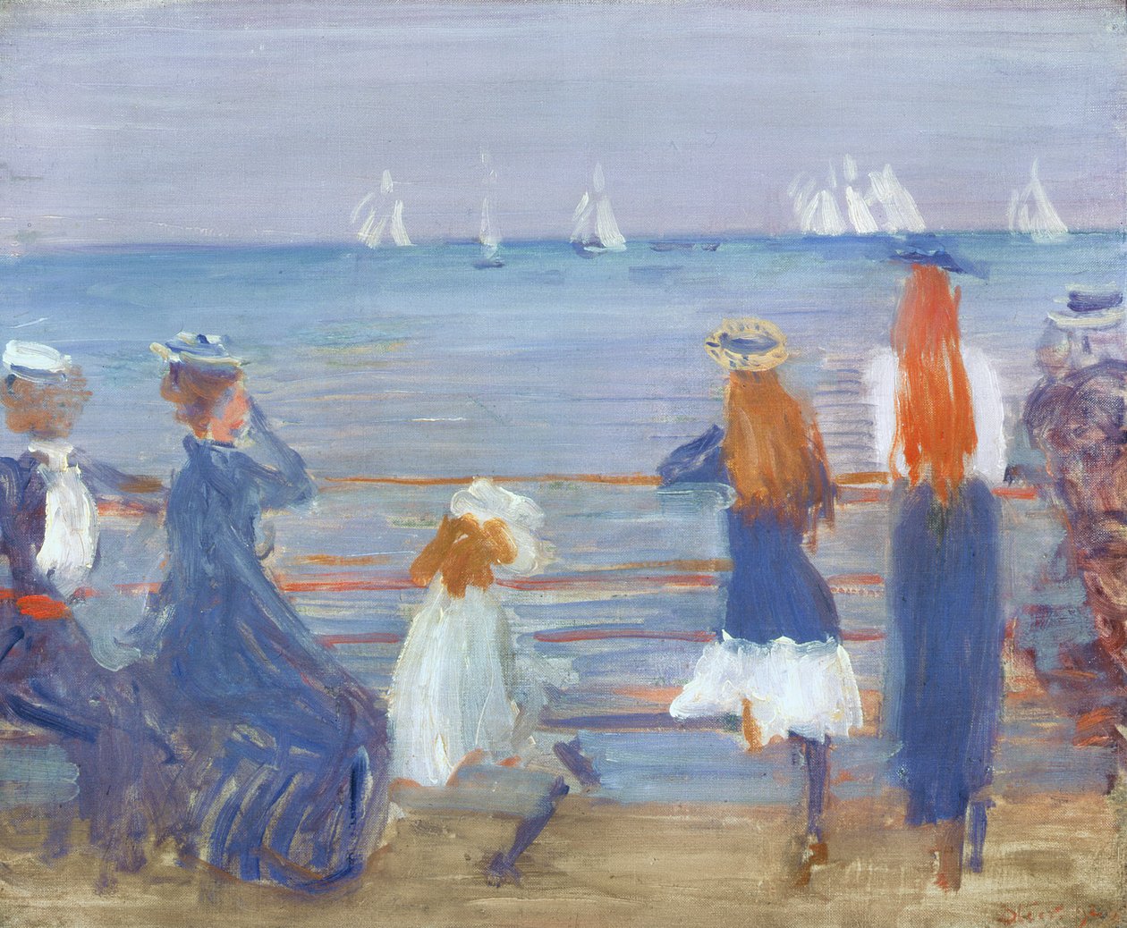 Watching Cowes Regatta, 1892 by Philip Wilson Steer