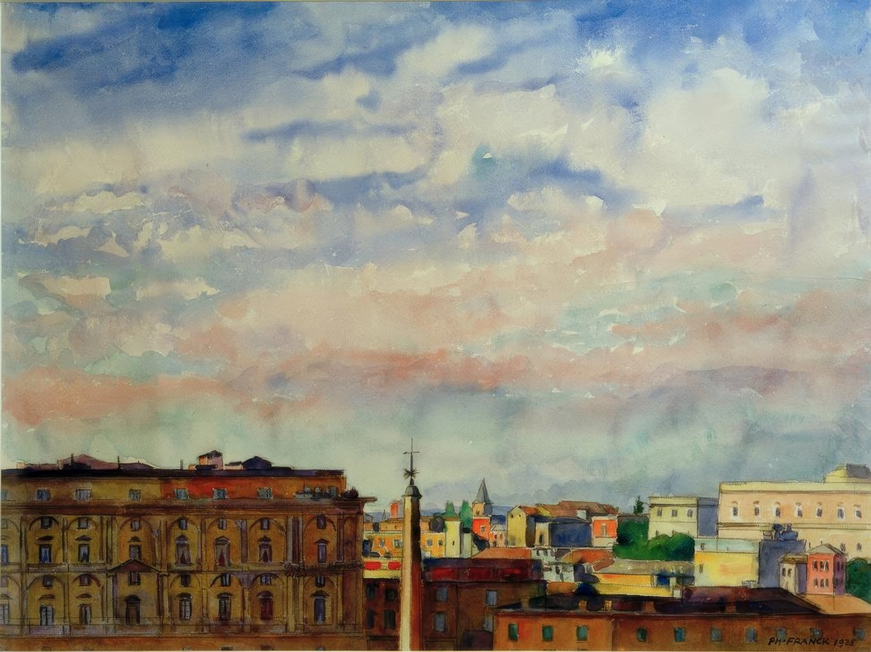 Clouds over Rome by Philipp Franck