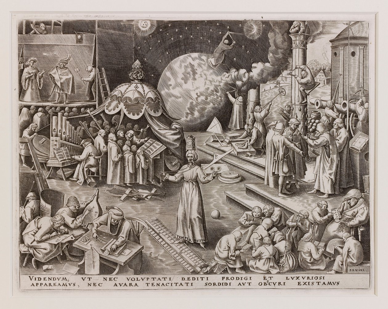 Temperance from The Seven Virtues by Philipp Galle