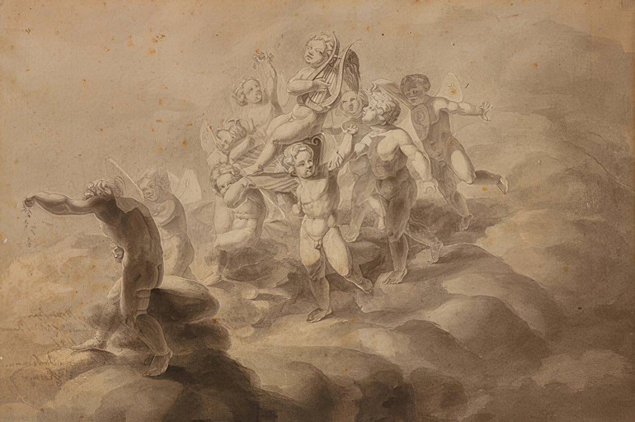 The Triumph of Love. 1800 by Philipp Otto Runge
