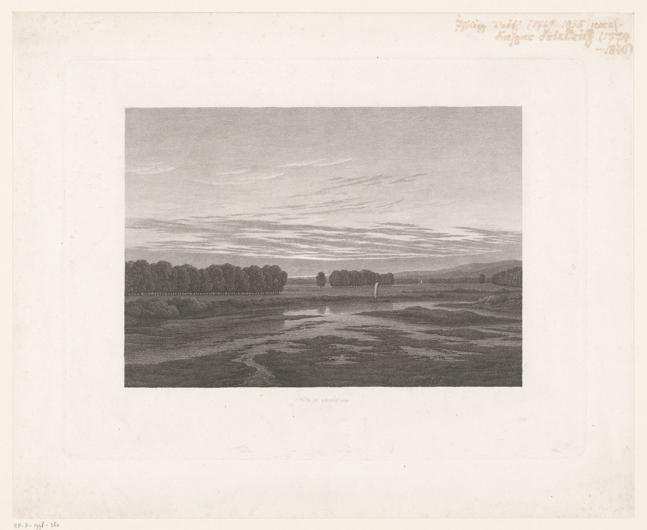View of the Elbe by Philipp Veith