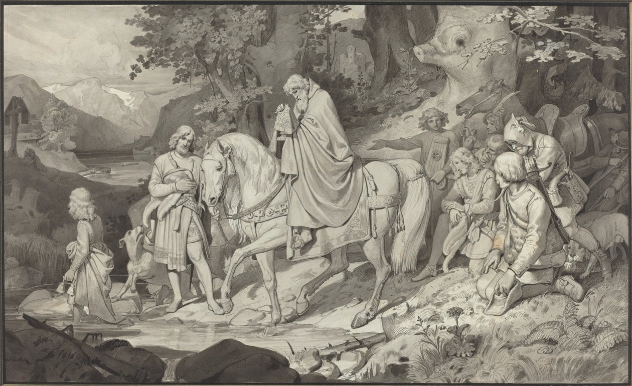 The Count of Habsburg by Philipp von Foltz