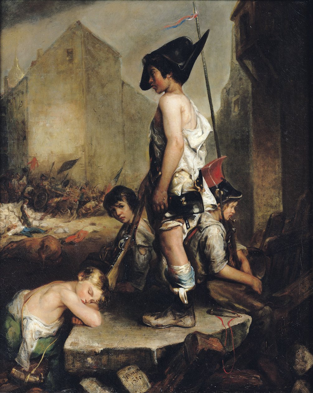 The Little Patriots by Philippe Auguste Jeanron