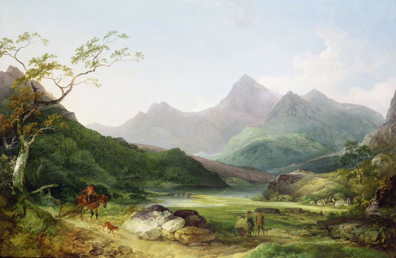A View of Snowdon from Capel Curig, 1787 by Philippe Jacques de Loutherbourg