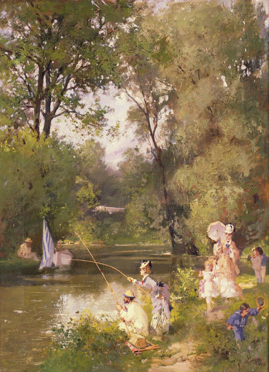 Sunday in the Park by Philippe Jacques Linder