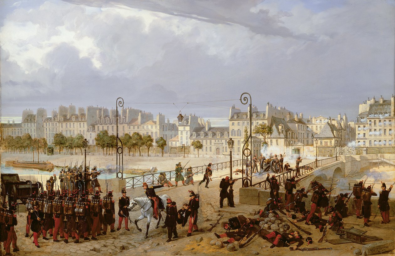An Attack on a Barricade on the Pont de l