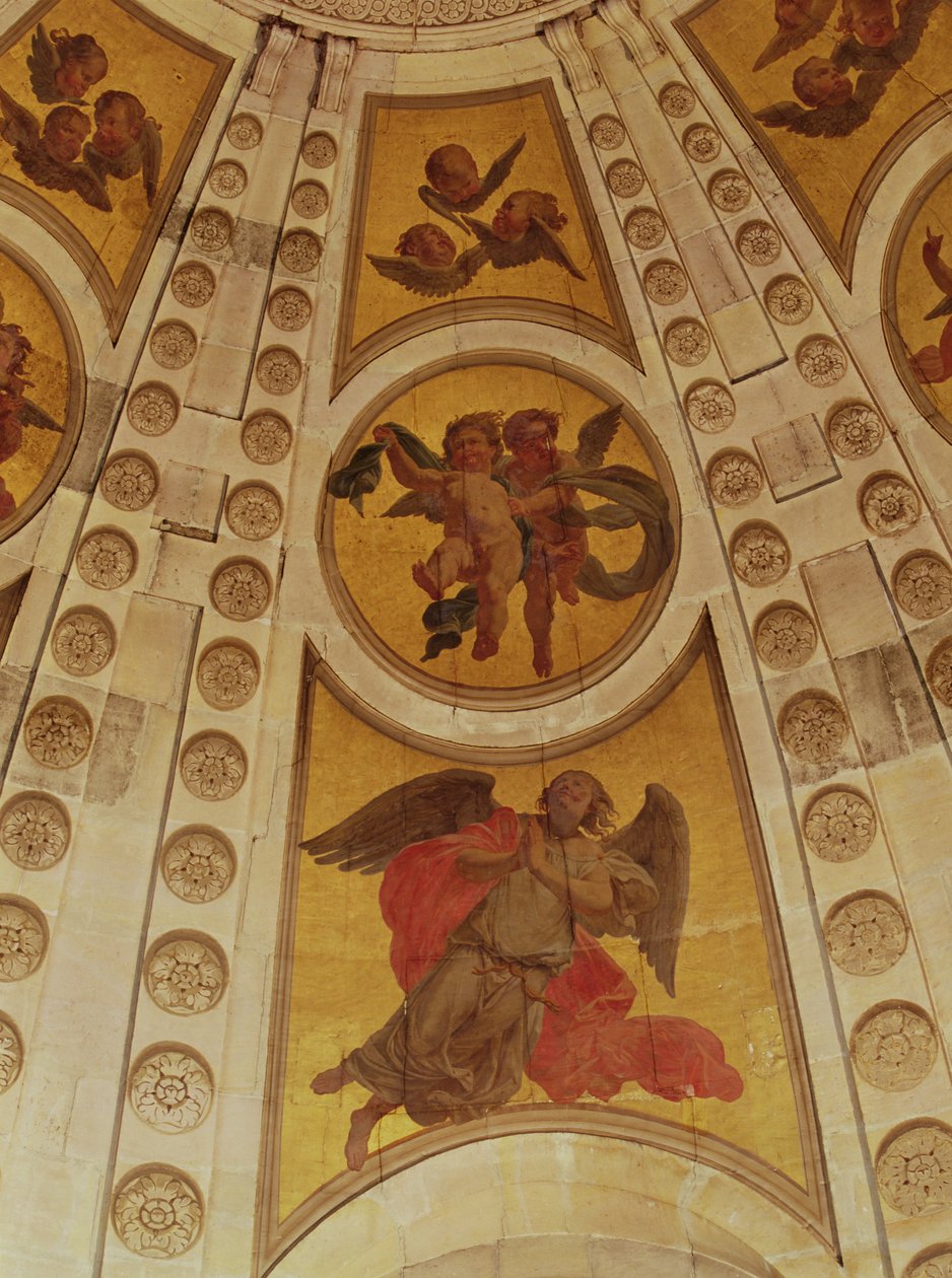 Angels from the dome (detail) by Philippe de Champaigne