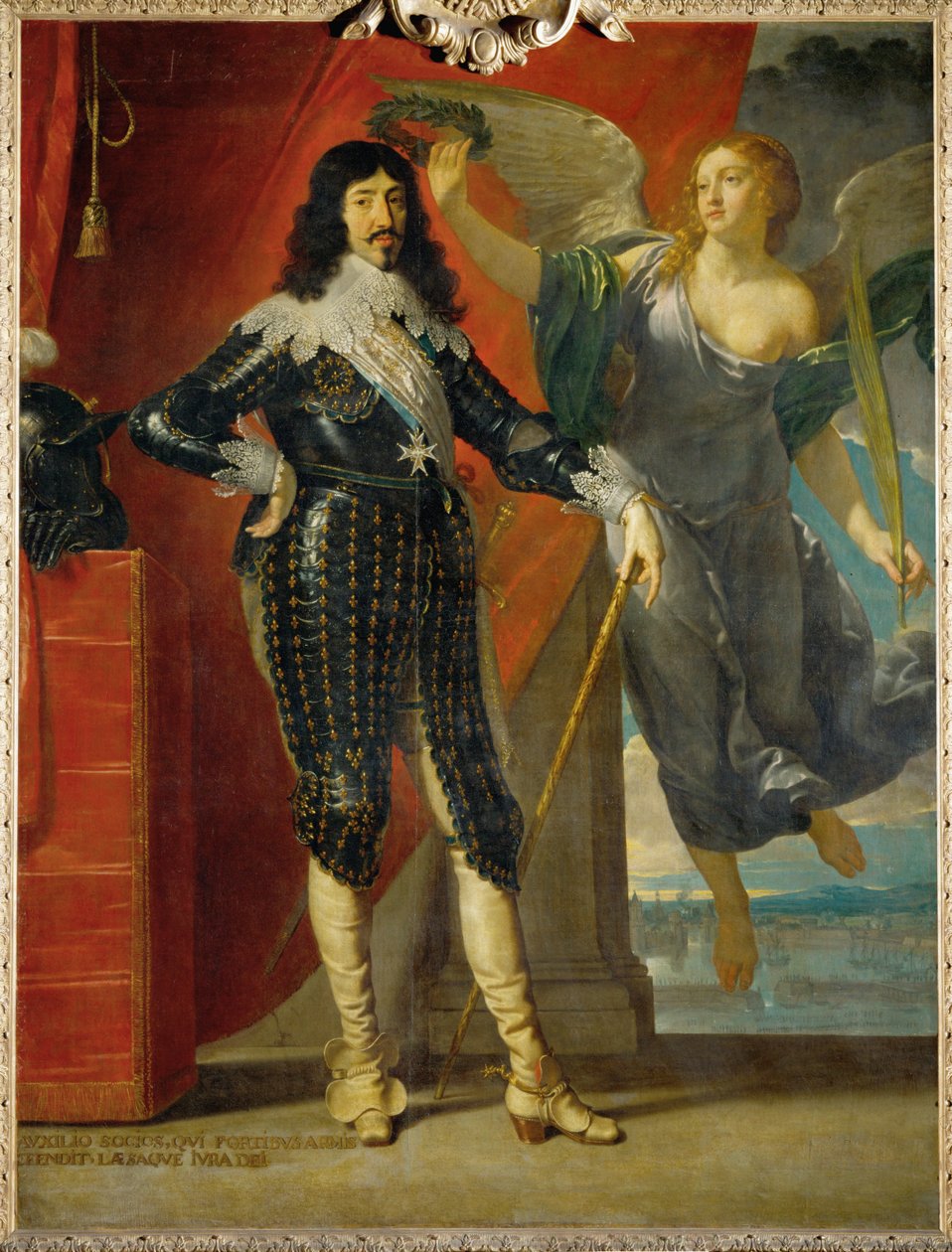 Louis XIII Crowned by Victory by Philippe de Champaigne