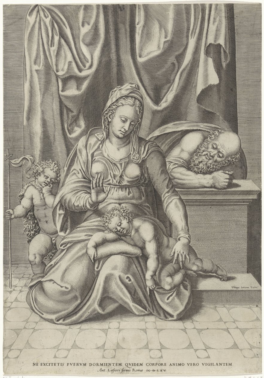 Holy Family with John the Baptist by Philippe de Soye