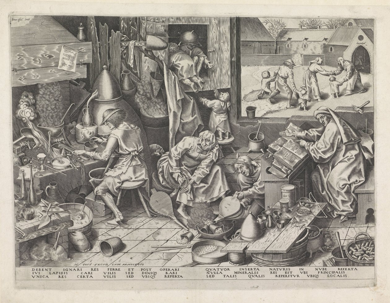 Alchemist by Philips Galle