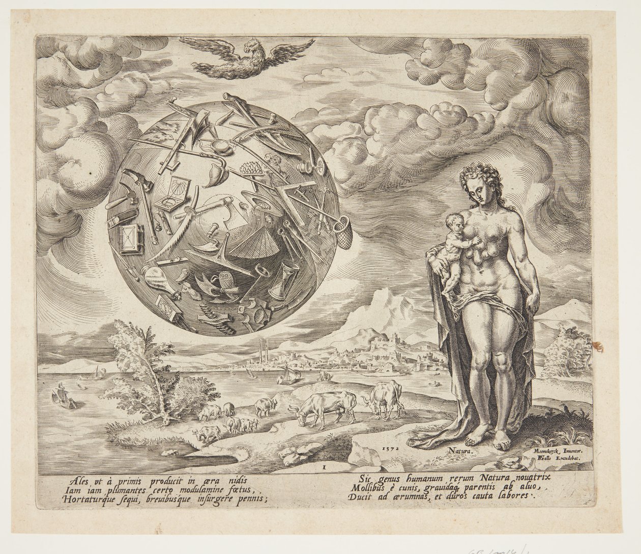 Man Born to Toil by Philips Galle