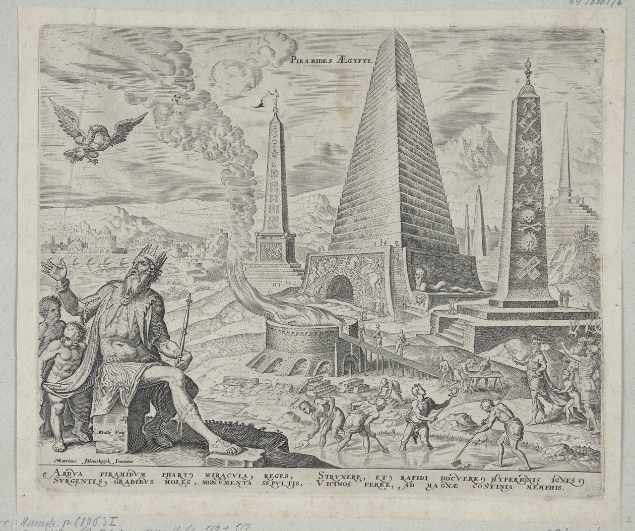 The Pyramids of Egypt by Philips Galle