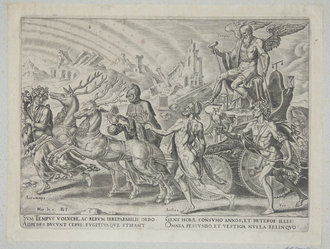 The Triumph of Time by Philips Galle