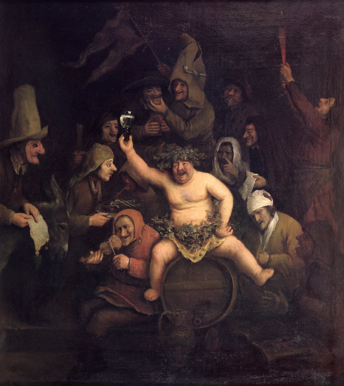 The Feast of Bacchus by Phillips de Koninck