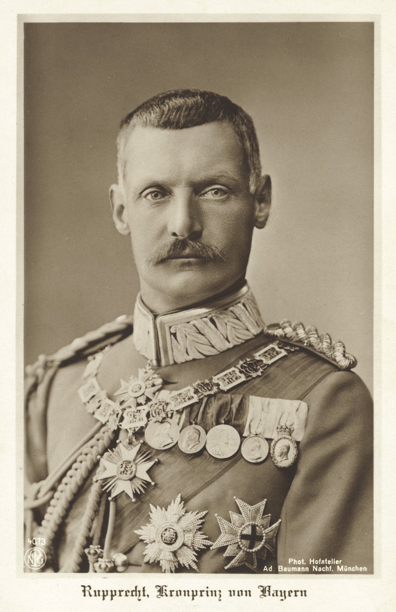 Crown Prince Rupprecht of Bavaria by Photographer German