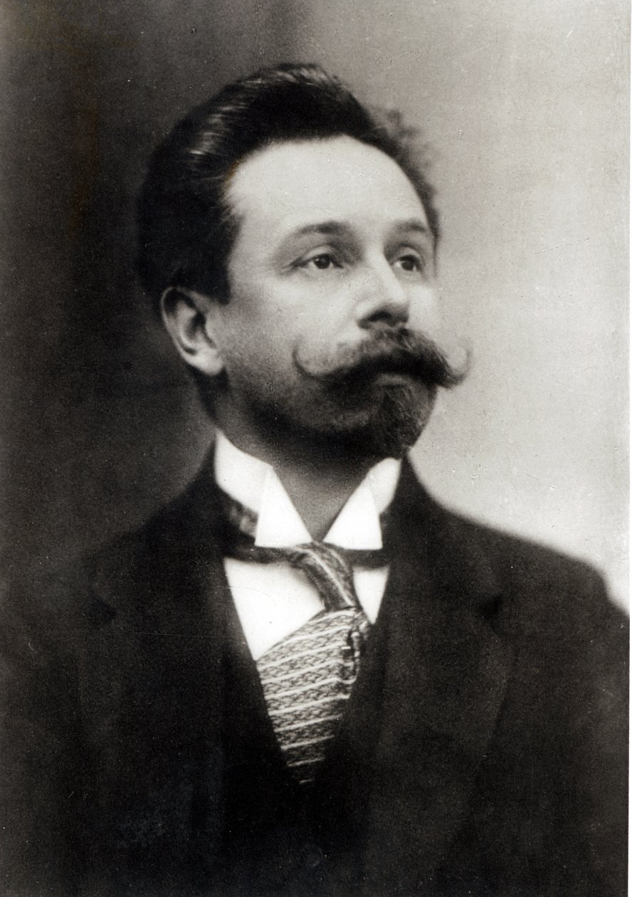 Portrait of Alexander Scriabin by Photographer Russian