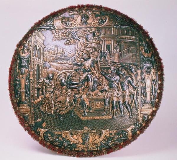 Parade shield, 1570-80 by Piccinino workshop