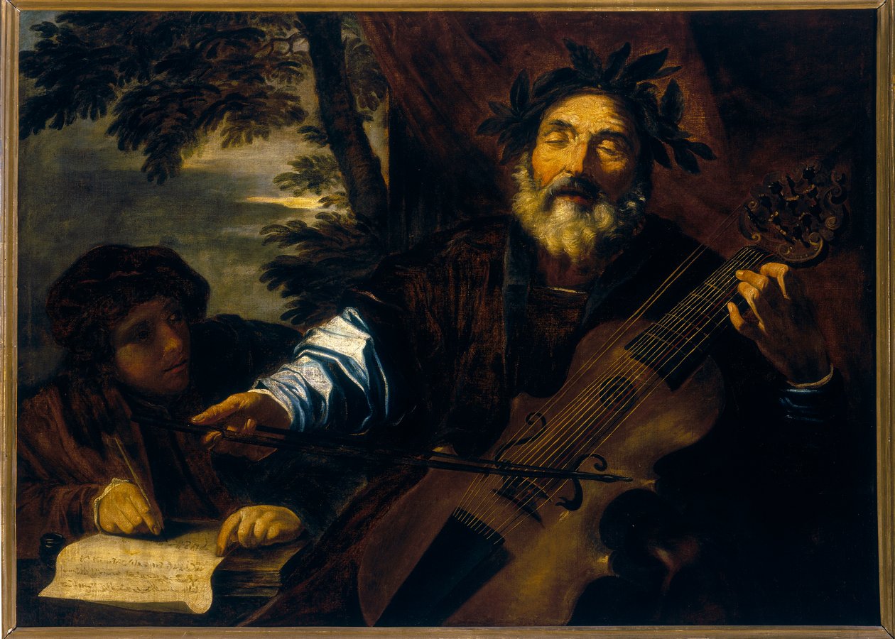 Homer by Pier Francesco Mola