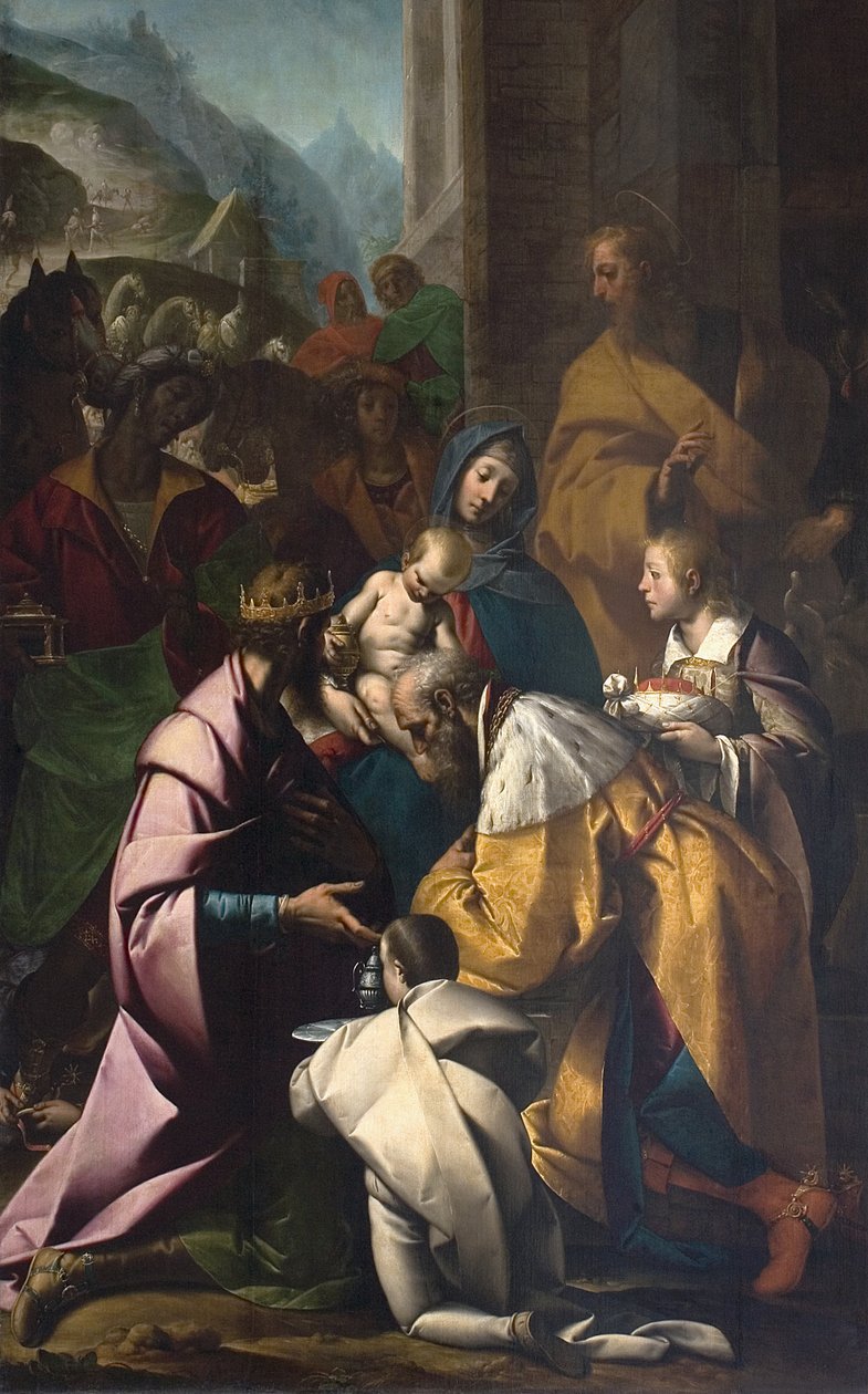 Adoration of the Magi by Pier Francesco Morazzone