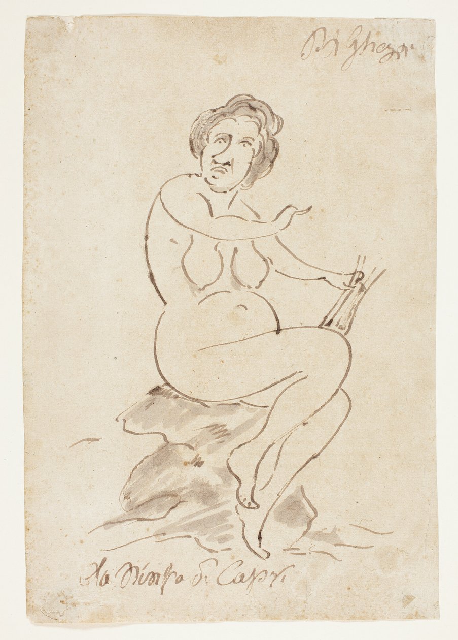 The Nymph of Capri by Pier Leone Ghezzi