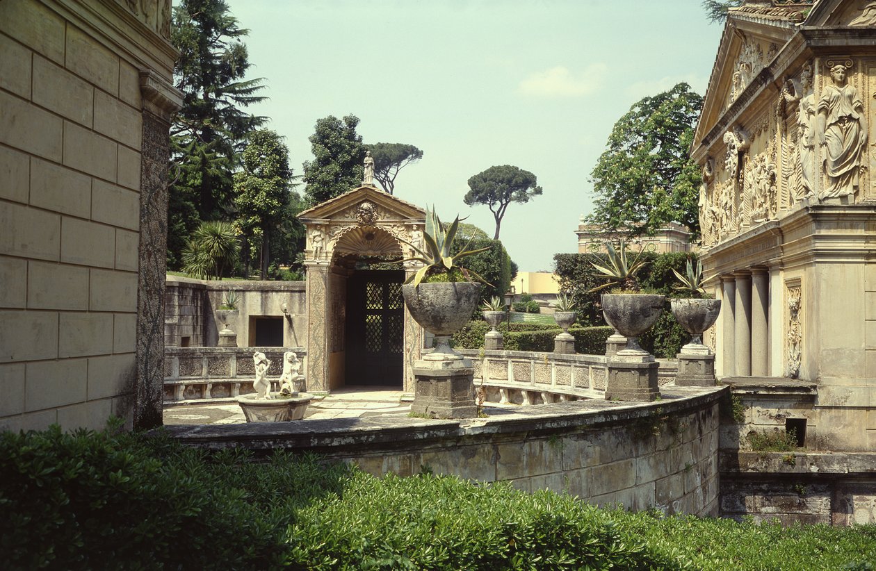 Courtyard of the Casina of Pius IV, 1558-62 by Piero Ligorio