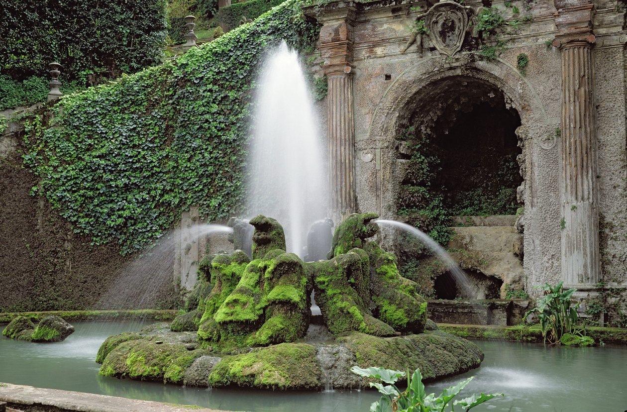 Dragon Fountain, designed by Pirro Ligorio by Piero Ligorio