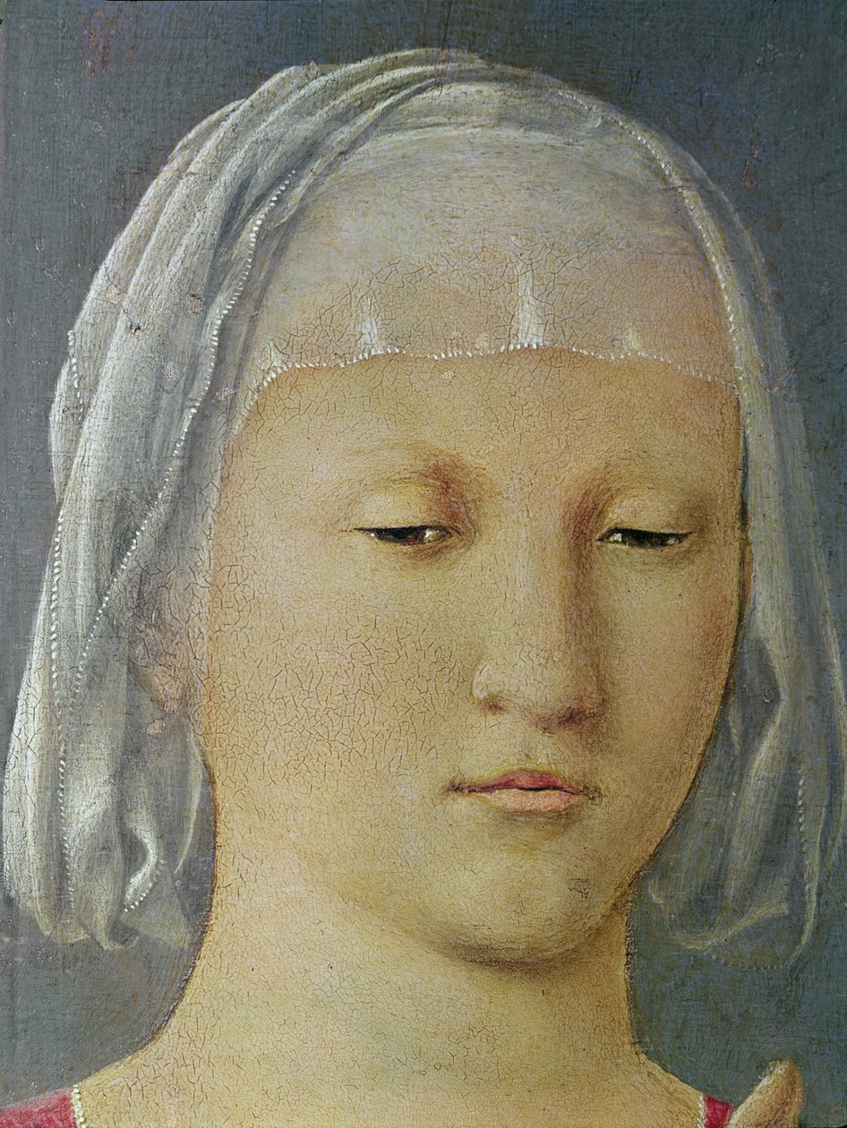 The Virgin and Child between two Angels, known as Madonna of Senigallia (detail) by Piero della Francesca