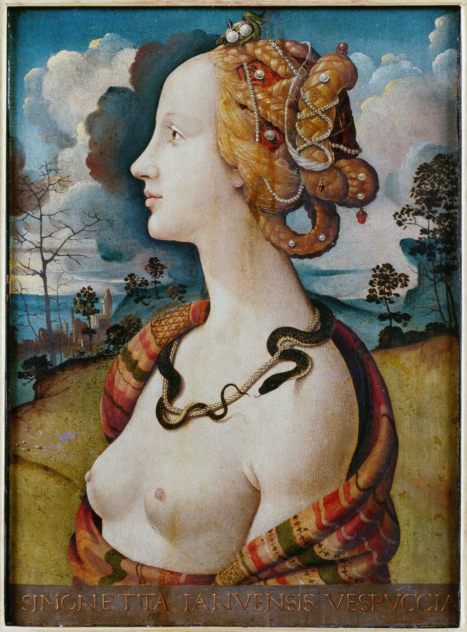 Portrait of a Woman Known as Simonetta Vespucci by Piero di Cosimo