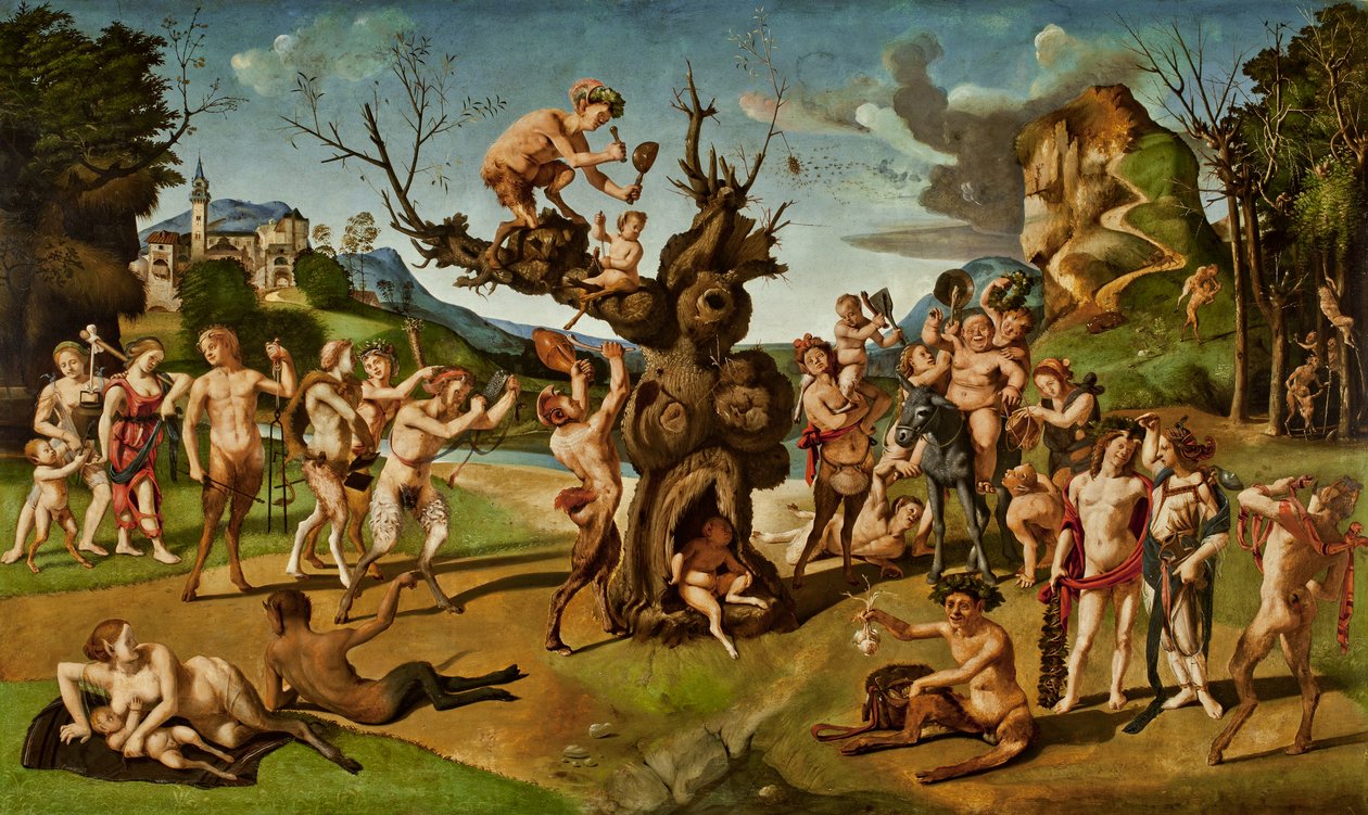 The Discovery of Honey by Bacchus by Piero di Cosimo
