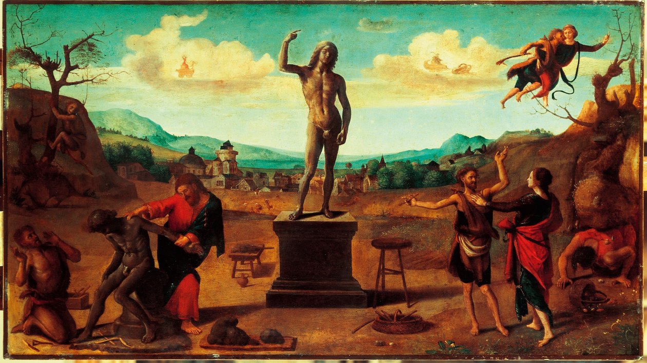 The Myth of Prometheus (c.1515) by Piero di Cosimo
