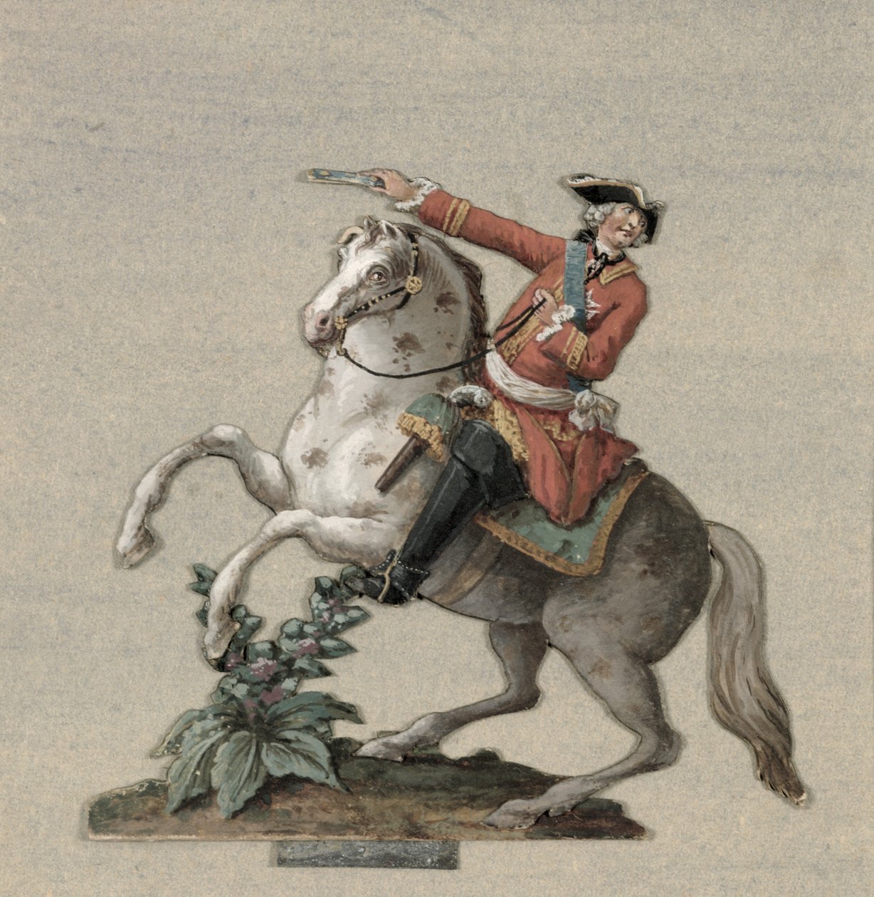 Equestrian portrait of Prince Charles-Just de Beauveau-Craon (1720-93) by Pierre Antoine Lesueur