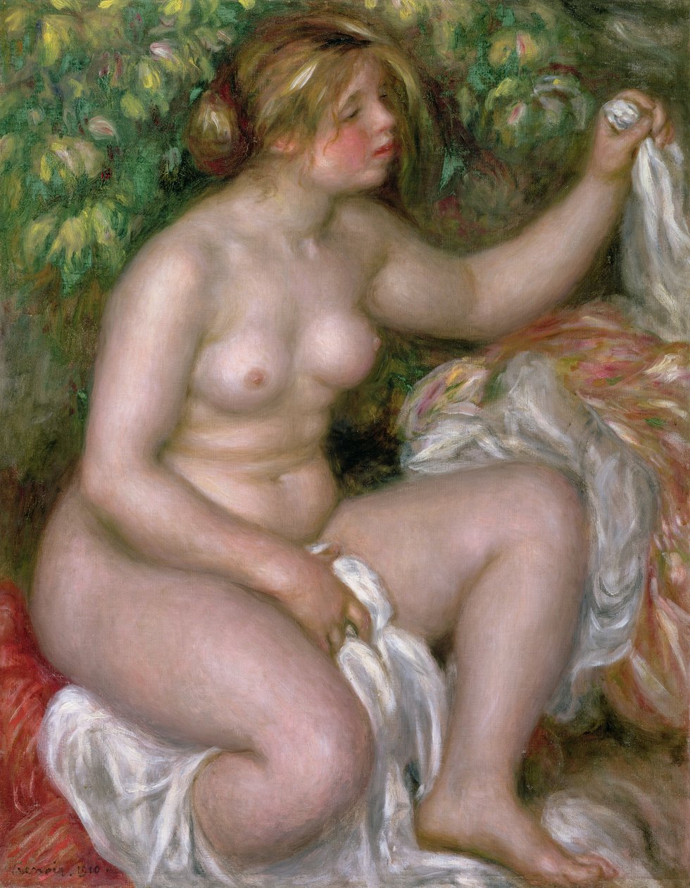 After the Bath by Pierre Auguste Renoir