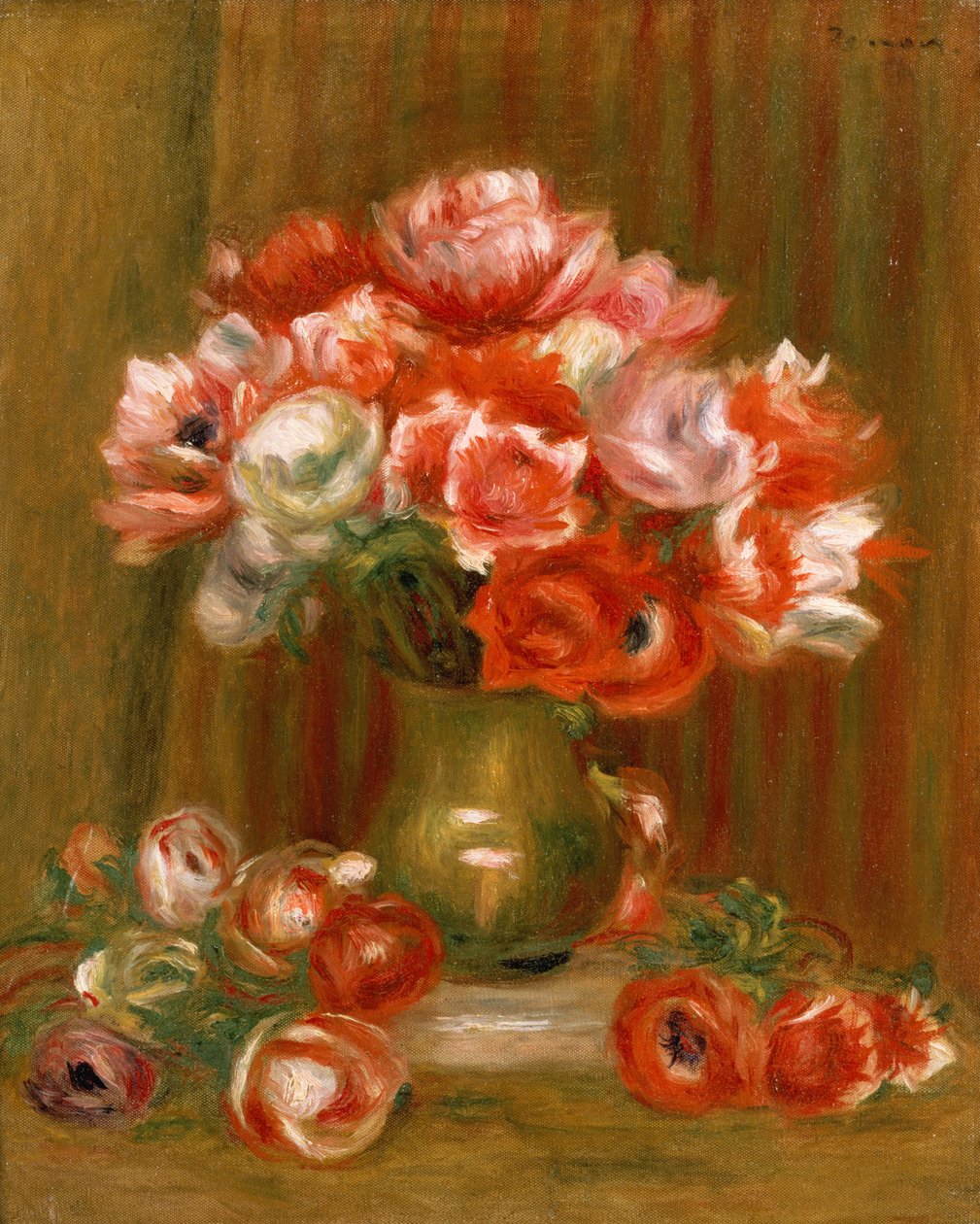 Anemones by Pierre Auguste Renoir