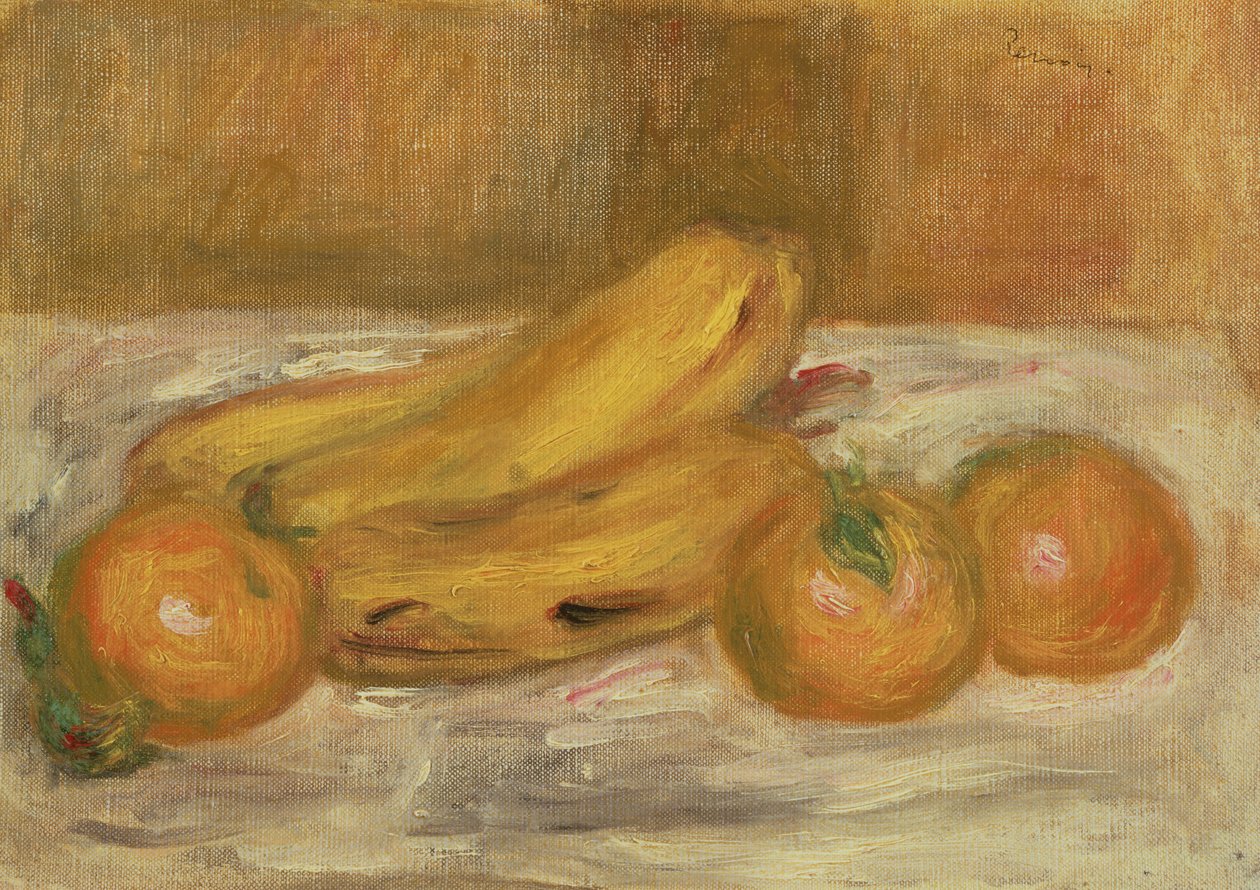 Bananas and Oranges, c.1913 by Pierre Auguste Renoir