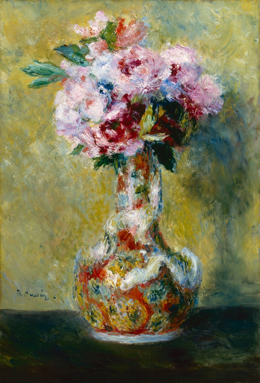 Bouquet in a Vase by Pierre Auguste Renoir