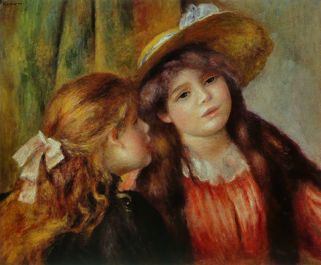Two Little Girls by Pierre Auguste Renoir
