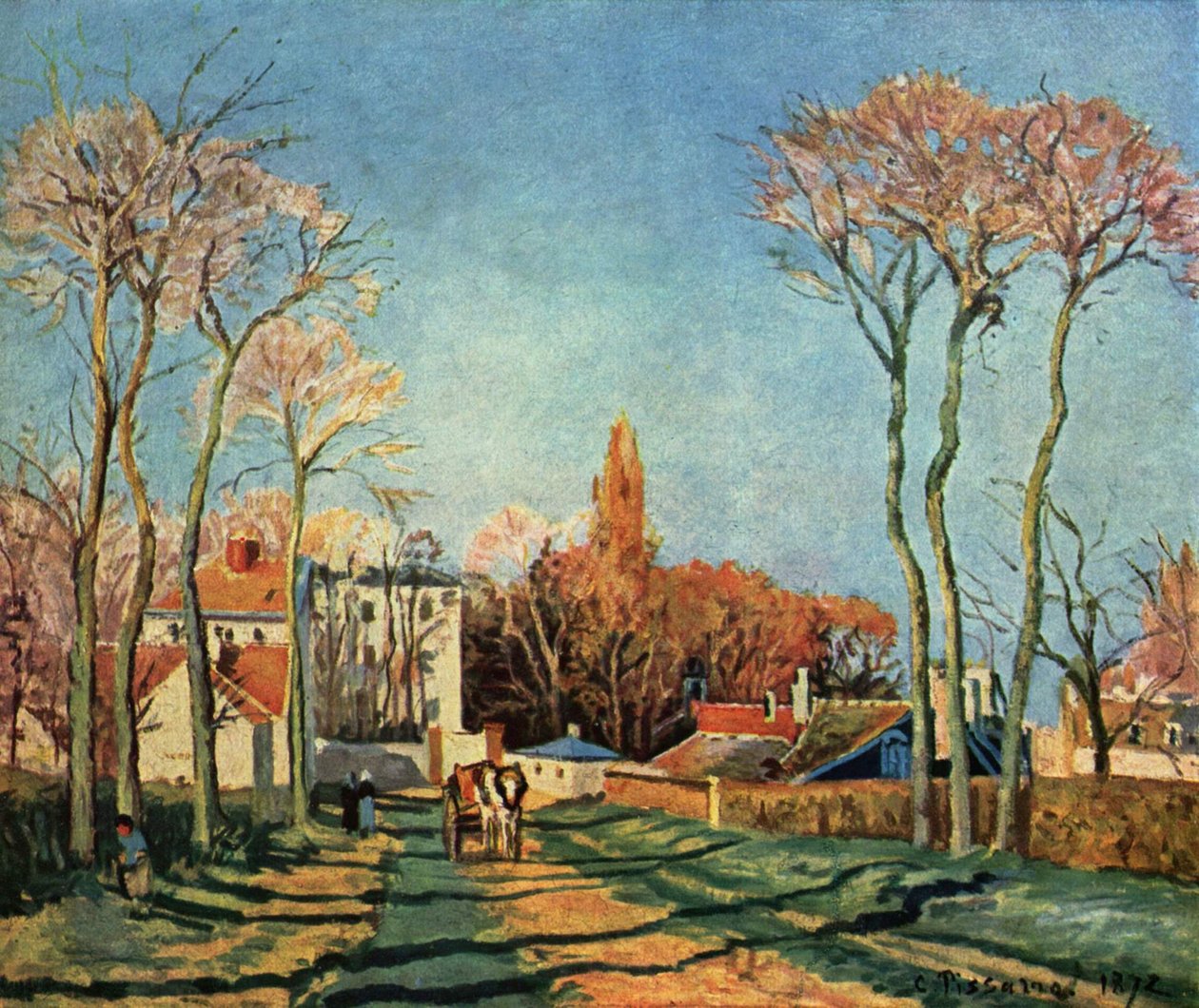 Village Entrance of Voisins by Pierre Auguste Renoir