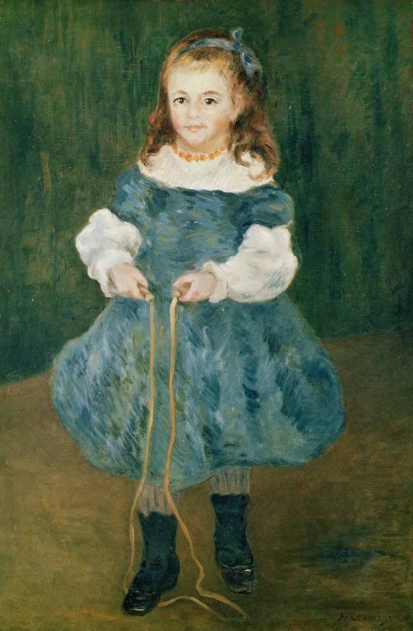 Girl with a skipping rope by Pierre Auguste Renoir