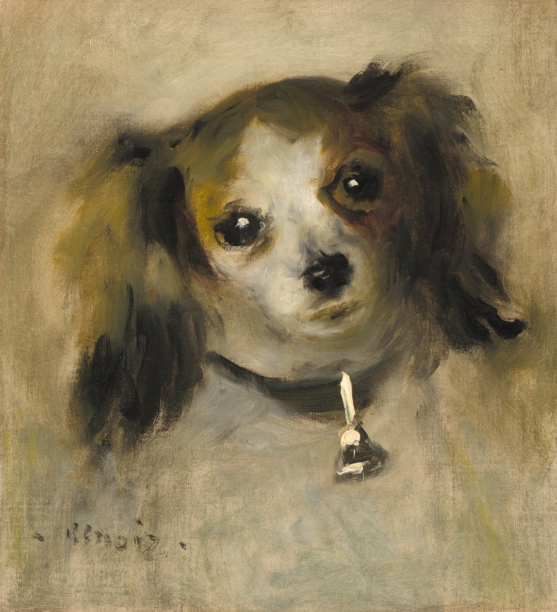 Head of a Dog by Pierre Auguste Renoir